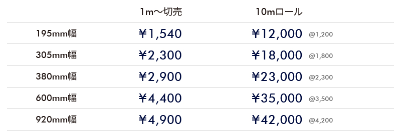 ステッカーシートSZ価格表