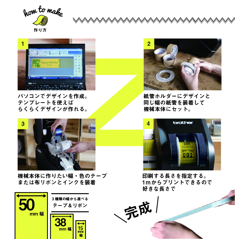 【TP-M5000N】テープクリエーター作り方